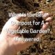 the Best Compost for A Vegetable Garden